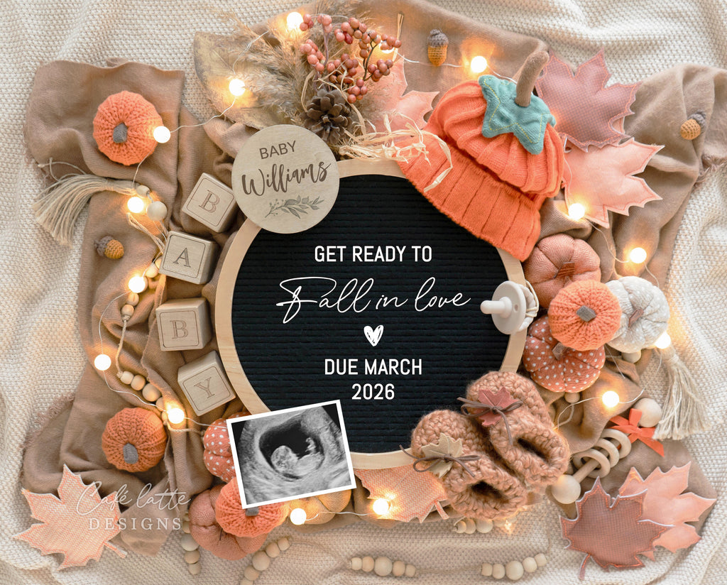 Fall pregnancy announcement digital for social media, Autumn baby announcement digital with circle letterboard, pumpkin hat, Get ready to Fall in Love, Gender neutral fall pregnancy reveal editable template DIY, autumn baby announcement, digital fall pregnancy announcement, autumn baby, pregnancy reveal, pregnancy announcement autumn, digital pregnancy announcement, autumn baby, fall baby, baby announce