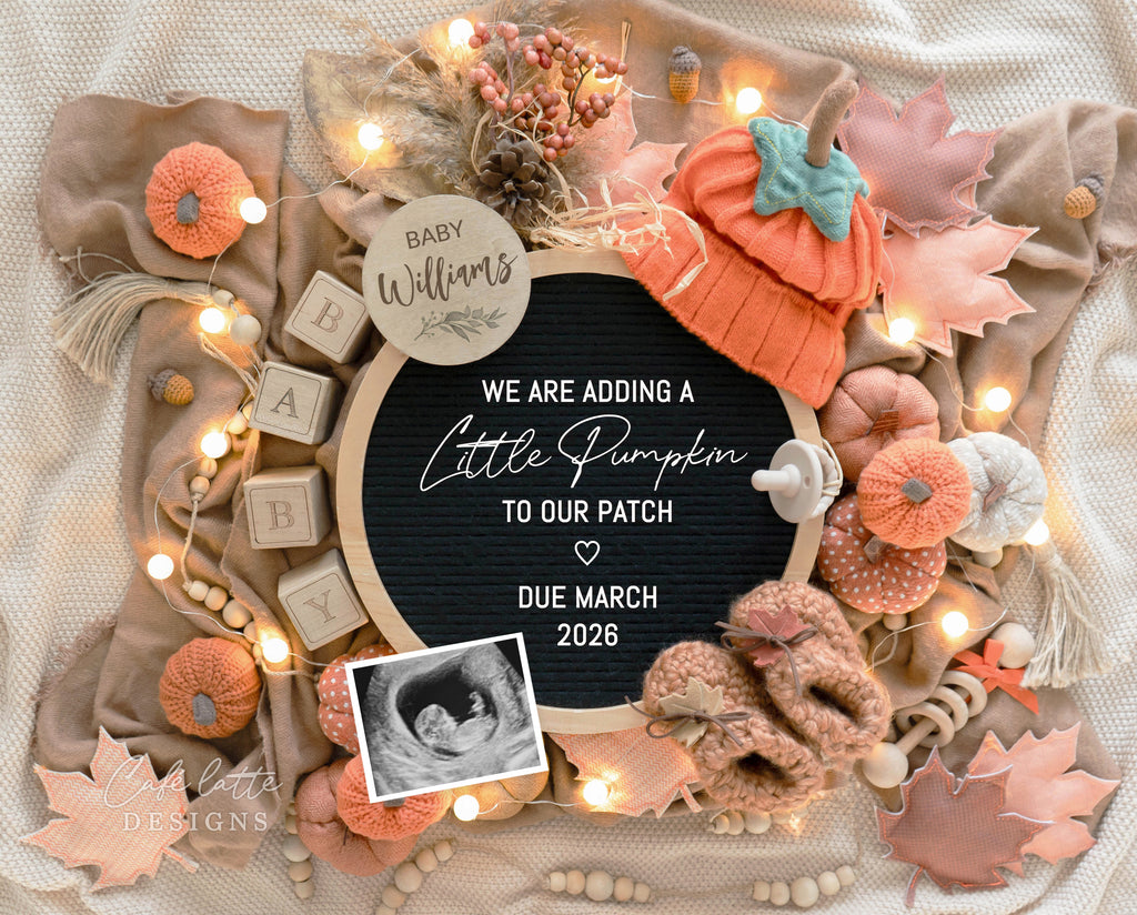 Fall pregnancy announcement digital for social media, Autumn baby announcement digital with circle letterboard, pumpkin hat, Get ready to Fall in Love, Gender neutral fall pregnancy reveal editable template DIY, autumn baby announcement, digital fall pregnancy announcement, autumn baby, pregnancy reveal, pregnancy announcement autumn, digital pregnancy announcement, autumn baby, fall baby, baby announce, we are adding a little pumpkin to our patch