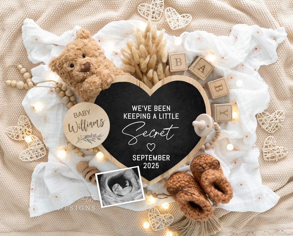 Neutral pregnancy announcement digital, Pregnancy announcement to husband, Boho pregnancy announcement template, Pregnancy announcement grandparents, Pregnancy reveal, Baby announcement digital, Neutral bear heart, Weve been keeping a little secret, baby announce, diy baby announcement, digital baby announcement, summer baby, mothers day baby, spring baby, digital pregnancy announcement for family, digital baby announce, cute baby announcement, cute pregnancy announcement, baby announceme