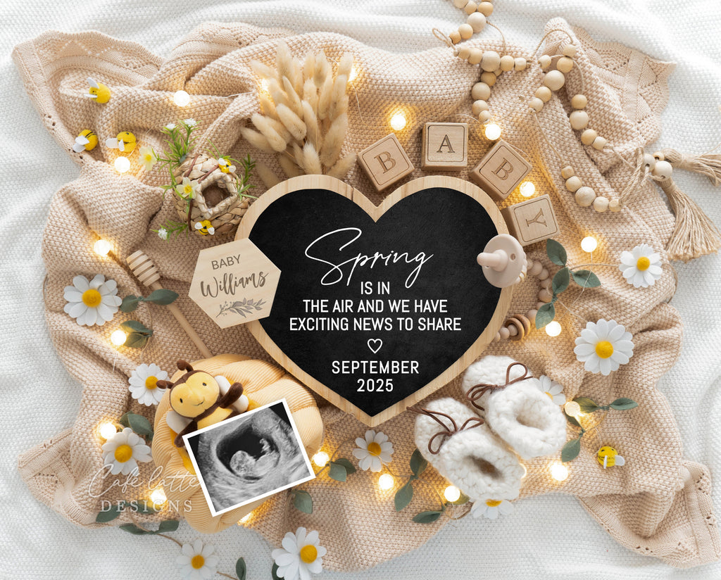 Pregnancy Announcement Digital Boho Gender Neutral Heart Chalkboard, Baby Announcement Digital Editable Template, Little Teddy Bee and Heart Chalkboard, Spring Baby Announcement, Summer Baby Announcement, Yellow flowers, Digital Spring baby  announcement, Digital Summer Baby Announcement, Digital Spring Pregnancy announcement, Digital Summer Pregnancy Announcement, Baby Announce, Baby Announceme, Diy Baby Announcement, Baby Announcement ideas, Baby, Spring is in the air, Spring baby