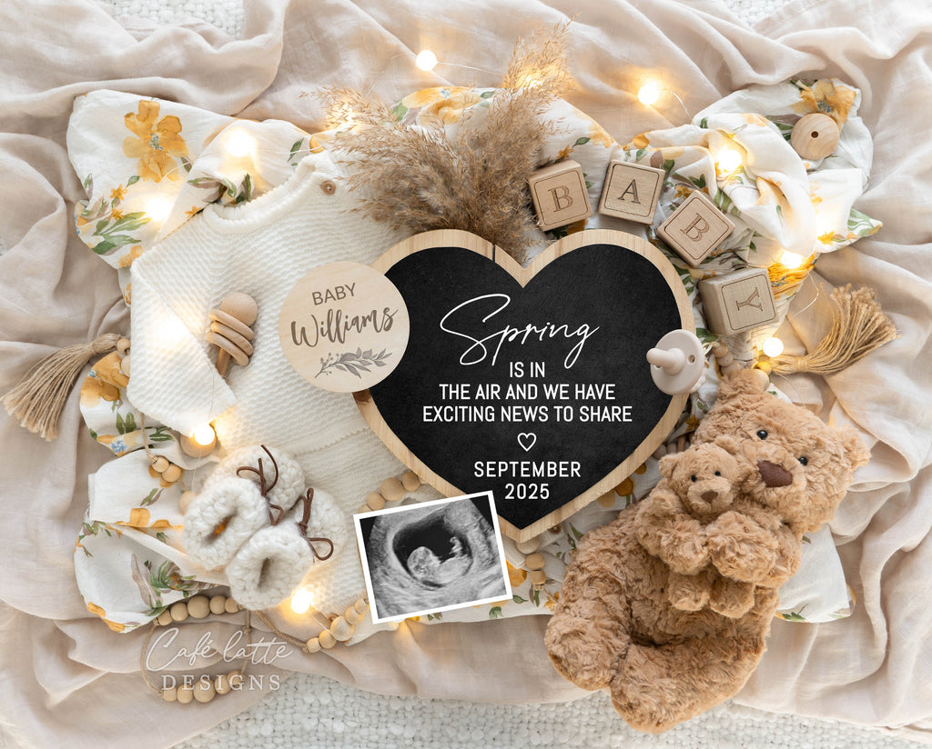 Pregnancy Announcement Digital Boho Gender Neutral Heart Chalkboard, Baby Announcement Digital Editable Template, Mama and Baby Bear and Heart Chalkboard, Spring Baby Announcement, Yellow flowers, Digital Spring baby  announcement, Digital Summer Baby Announcement, Digital Spring Pregnancy announcement, Digital Summer Pregnancy Announcement, Baby Announce, Baby Announceme, Baby, Spring is in the air, Spring baby, Instant Download, Editable Announcement, Pregnancy Announcement template
