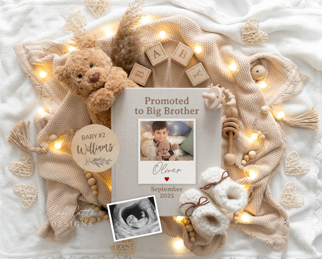 Big brother Pregnancy announcement digital, Pregnancy announcement to husband, Pregnancy announcement template, Pregnancy announcement grandparents, Pregnancy reveal, Pregnancy announcement gift, Neutral bear pampas book, Promoted to big brother, Second third fourth fifth child sibling reveal ideas, Baby # 2 3 4 5 pregnancy reveal original idea, Sibling photo announcement