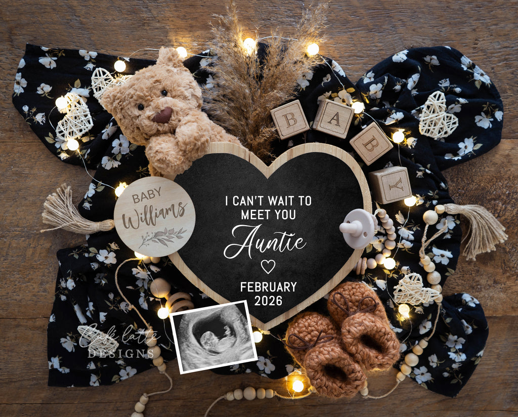Auntie pregnancy announcement digital, Pregnancy announcement to aunt, Boho pregnancy announcement template, Pregnancy announcement for sister, Pregnancy reveal, Baby announcement digital, Neutral baby bear heart, I cant wait to meet you auntie, DIY, baby announcement, digital baby announcement, digital pregnancy announcement, baby announce, auntie baby announcement, baby announcement to sister, family baby announcement, original baby announcement