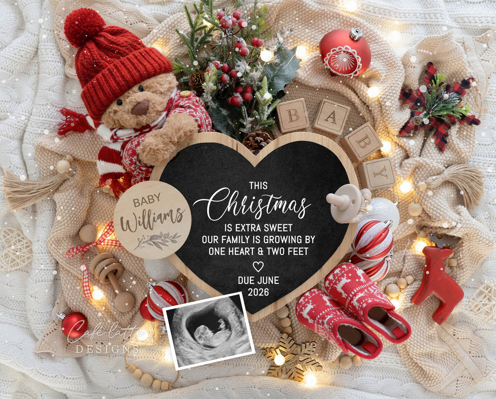 winter baby announcement, baby announcement template winter, winter pregnancy announcement, editable baby announcement, gender neutral baby announcement, minimalist winter baby announcement, digital baby announcement card, winter baby reveal, printable baby announcement, pregnancy announcement winter theme, winter digital baby announcement, Christmas baby announcement, Christmas pregnancy announcement, two tiny feet