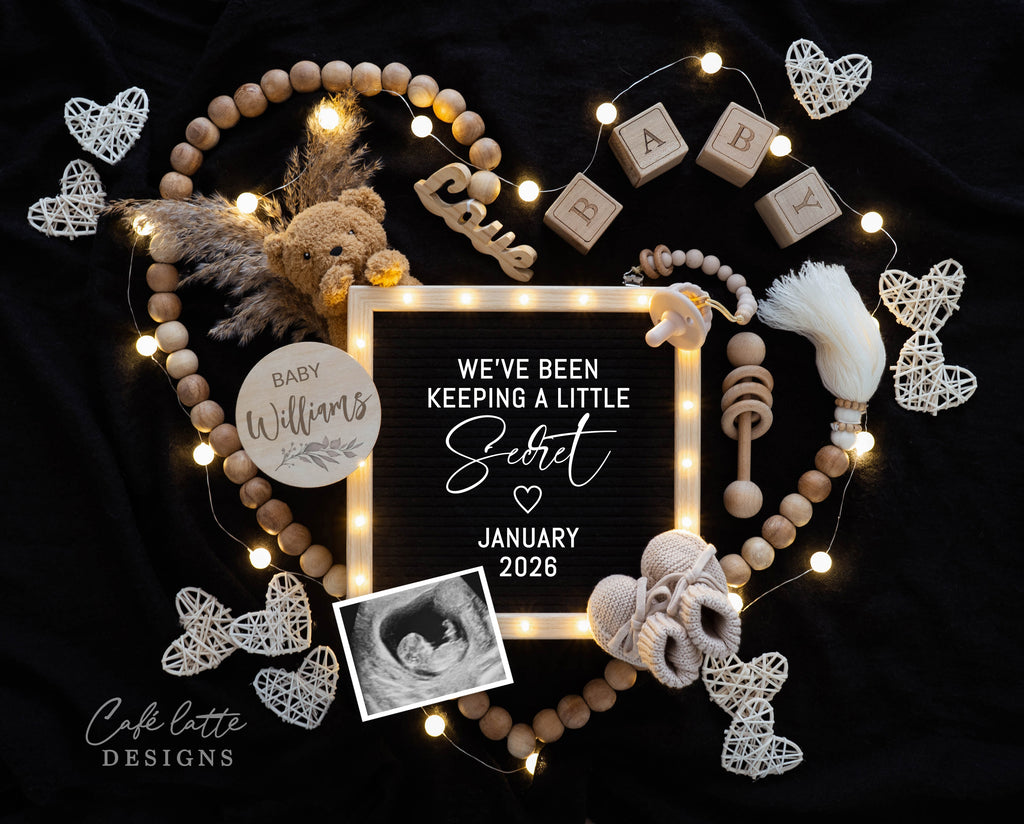Neutral pregnancy announcement digital, Pregnancy announcement to husband, Boho pregnancy announcement template, Pregnancy announcement grandparents, Pregnancy reveal, Baby announcement digital, Neutral bear heart, Weve been keeping a little secret