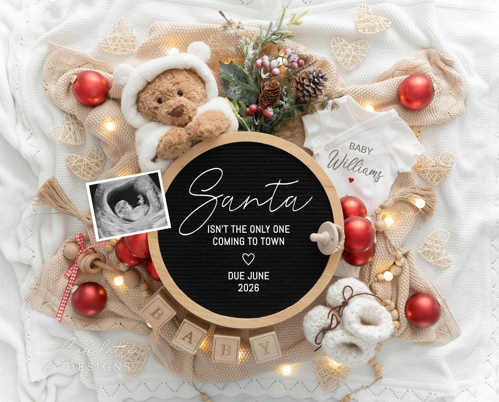 winter baby announcement, baby announcement template winter, winter pregnancy announcement, editable baby announcement, gender neutral baby announcement, minimalist winter baby announcement, digital baby announcement card, winter baby reveal, printable baby announcement, pregnancy announcement winter theme, winter digital baby announcement, Christmas baby announcement, Christmas pregnancy announcement, santa isnt he only one coming to town