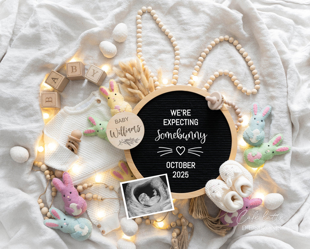Easter Pregnancy Announcement Digital Boho Reveal For Social Media, Expecting Somebunny Circle Letter Board, Boho Bunny Ears Baby Announcement Digital Editable Template, Were expecting somebunny, little bunnies, easter baby announcement digital, baby announce, baby announceme, easter baby, spring baby, digital easter baby announcement, easter baby announcement diy, easter baby announcement ideas, easter baby announcement to family, easter baby announcement to husband, easter pregnancy announceme