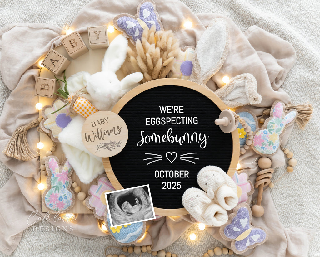 Easter Pregnancy Announcement Digital Boho Reveal For Social Media, Circle Letter Board, Boho Pampas Bunny Ears Baby Announcement Digital Editable Template, Easter Baby Announcement, Easter Pregnancy Announcement DIY, Easter baby, Easter pregnancy, april baby, digital baby announcement, digital pregnancy announcement, baby announcement to husband, social media baby announcement, diy baby announcement, Arch Board, Pastel Easter baby announcement, Dried Bunny tails, Were eggspecting somebunny