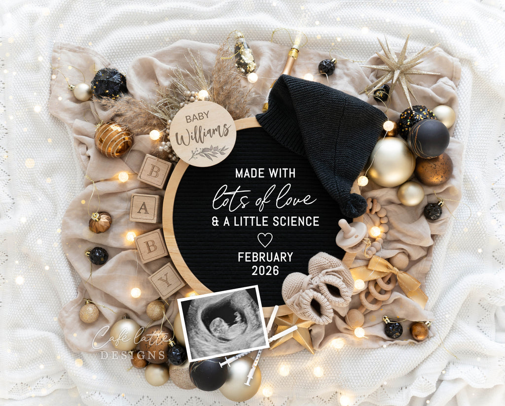 New Years IVF pregnancy announcement digital for social media, New Year digital baby announcement, January winter baby reveal, 2026 baby, new year baby, diy baby announcement, digital pregnancy announcement, baby announce, new year baby, new years baby, IVF Pregnancy announcement digital, IVF baby announcement digital, IVF pregnancy announcement editable template DIY, Baby announcement digital for social media, Announcement for grandparent, made with lots of love and a little science