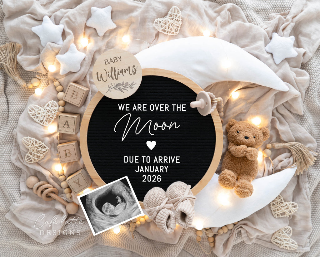 Pregnancy Announcement Digital Boho Gender Neutral Letter Board, Baby Announcement Digital Template, Little Bear, pregnancy, pregnancy announcement, baby announce, baby announcement social media, digital pregnancy announcement, diy baby announcement, baby announcement ideas family, baby announcement ideas, boho baby announcement, neutral baby announcement, gender neutral baby announcement, pregnancy announce, baby, pregnancy, celestial baby announcement, we are over the moon baby announcement