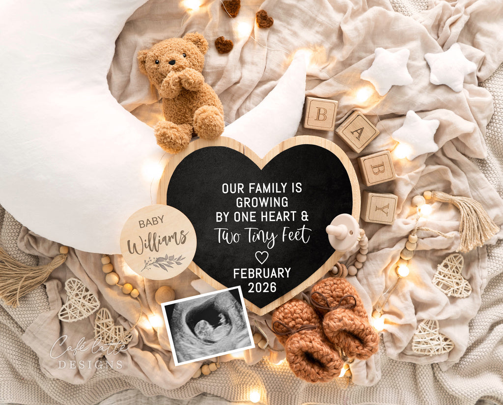 Pregnancy Announcement Digital Boho Gender Neutral chalkboard, Baby Announcement Digital Template, Little Bear, pregnancy, pregnancy announcement, baby announce, baby announcement social media, digital pregnancy announcement, diy baby announcement, baby announcement ideas family, baby announcement ideas, boho baby announcement, neutral baby announcement, gender neutral baby announcement, baby, pregnancy, celestial baby announcement, our family is growing by one heart and two tiny feet