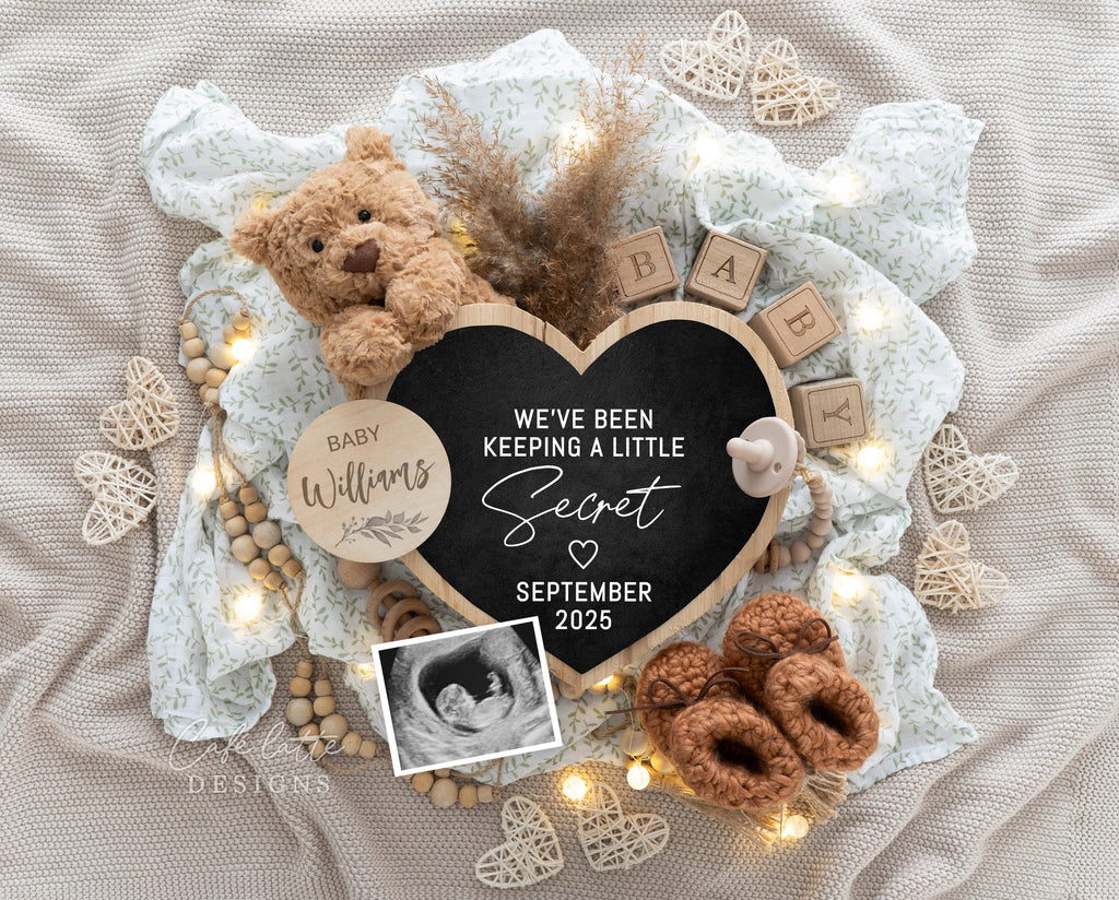 Pregnancy announcement digital, Pregnancy announcement to husband, Pregnancy announcement template, Pregnancy announcement grandparents, Pregnancy reveal, Pregnancy announcement gift, Neutral bear pampas heart board, Weve Been Keeping A Little Secret, Instant Download, digital baby announcement, digital baby announce, pregnancy announcement digital, pregnancy announcement, pregnancy announce, diy baby announcement, baby announcement social media
