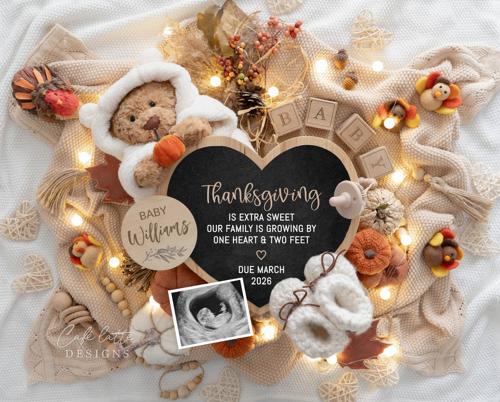 Fall pregnancy announcement digital reveal for social media, Thanksgiving boho baby announcement digital image with heart, pampas and heart chalkboard, Gender neutral autumn editable template DIY, September October Baby, Get Ready to Fall in Love, one more reason to be thankful this year, this thanksgiving is extra sweet our family is growing by one heart and two feet, one more reason to be thankful this year