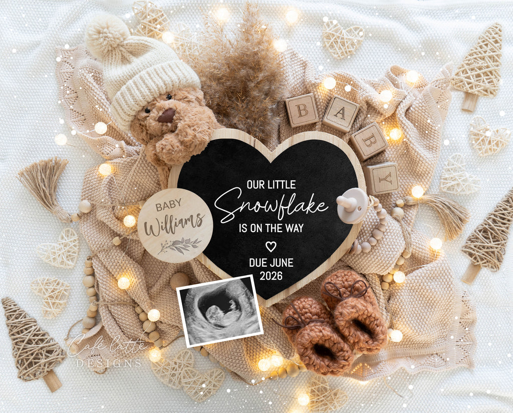 christmas pregnancy announcement, winter baby announcement, gender neutral baby announcement, editable pregnancy announcement, boho christmas baby reveal, holiday baby announcement, printable pregnancy reveal, digital baby announcement template, christmas baby announcement for social media, editable christmas baby reveal, neutral christmas baby announcement, cozy winter baby reveal, digital pregnancy announcement corjl, christmas pregnancy reveal idea, boho winter baby announcement