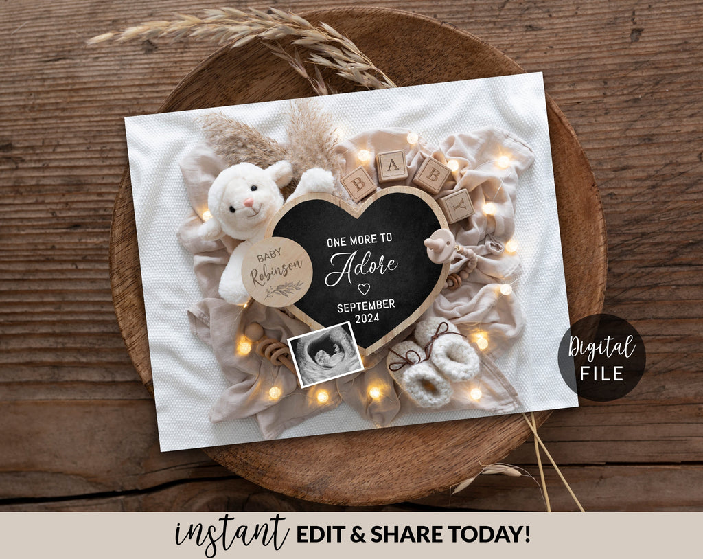 Pregnancy announcement digital, Pregnancy announcement to husband, Pregnancy announcement template, Pregnancy announcement grandparents, Pregnancy reveal, Pregnancy announcement gift, Baby announcement digital, Cafelattedesigns pregnancy reveal idea
