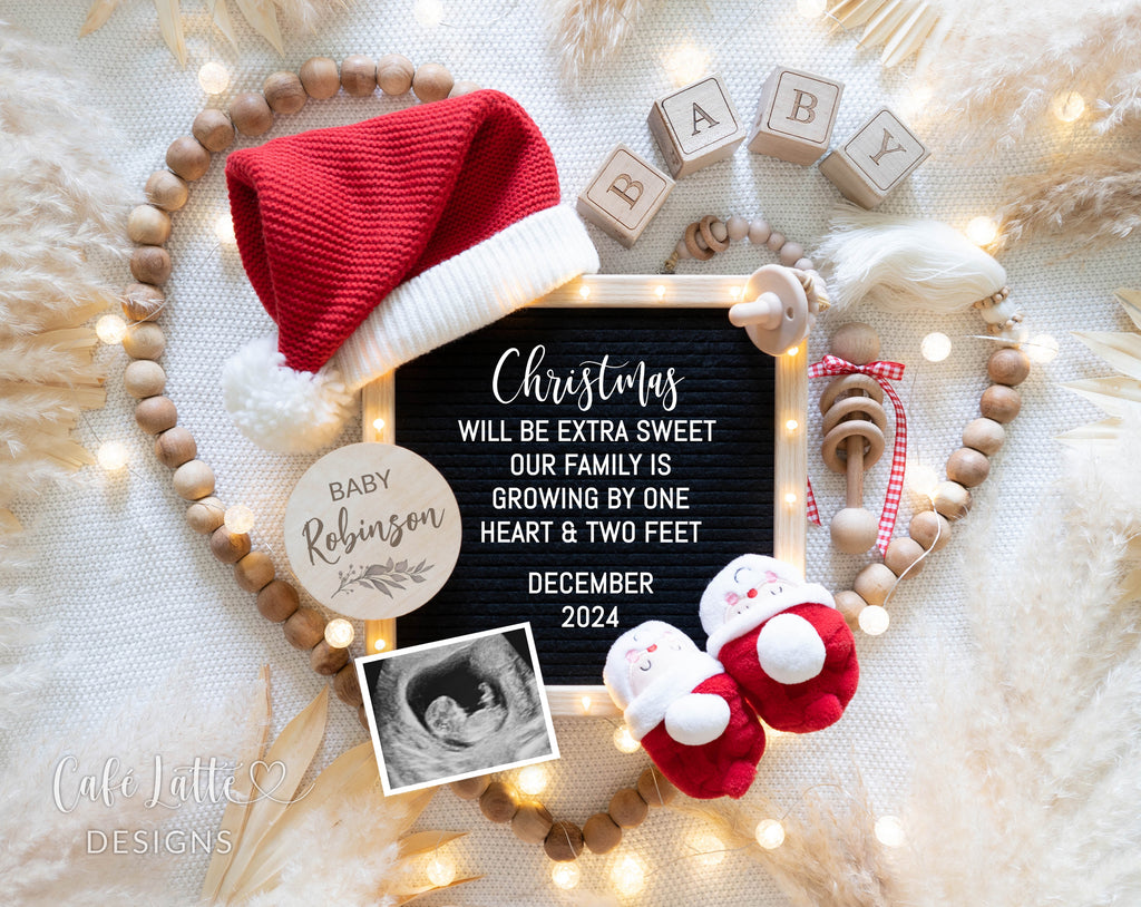 Pregnancy Announcement digital, Christmas Neutral pregnancy announcement digital, Christmas Pregnancy announcement to husband, XMas pregnancy announcement template, Pregnancy announcement grandparents, Pregnancy reveal, Baby announcement digital DIY