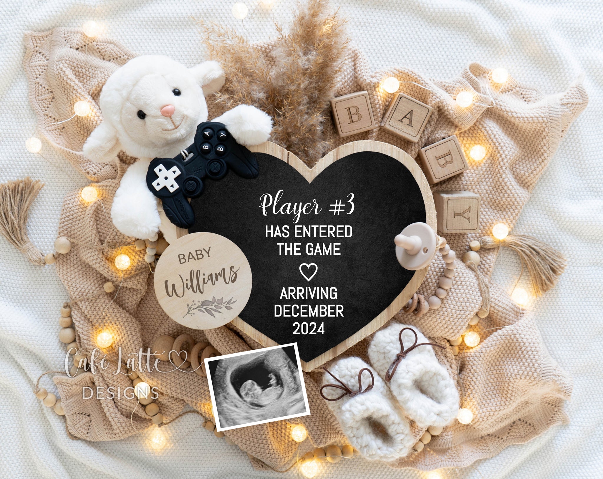 Pregnancy Announcement Life Car Game Four People, Including Baby,