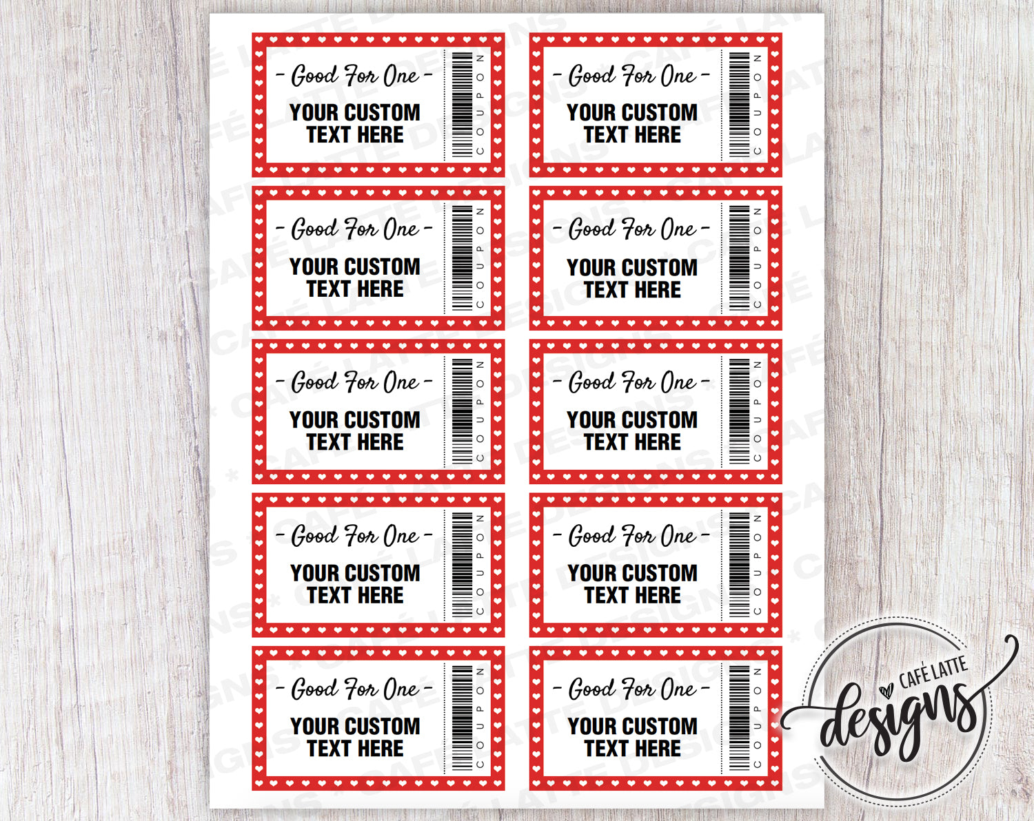 Valentine's Day Coupon Template, Editable Coupons, Printable Instant D – Café Latte Designs valentine-s-day-coupon-template-editable-coupons-printable-instant-d-caf-latte-designs