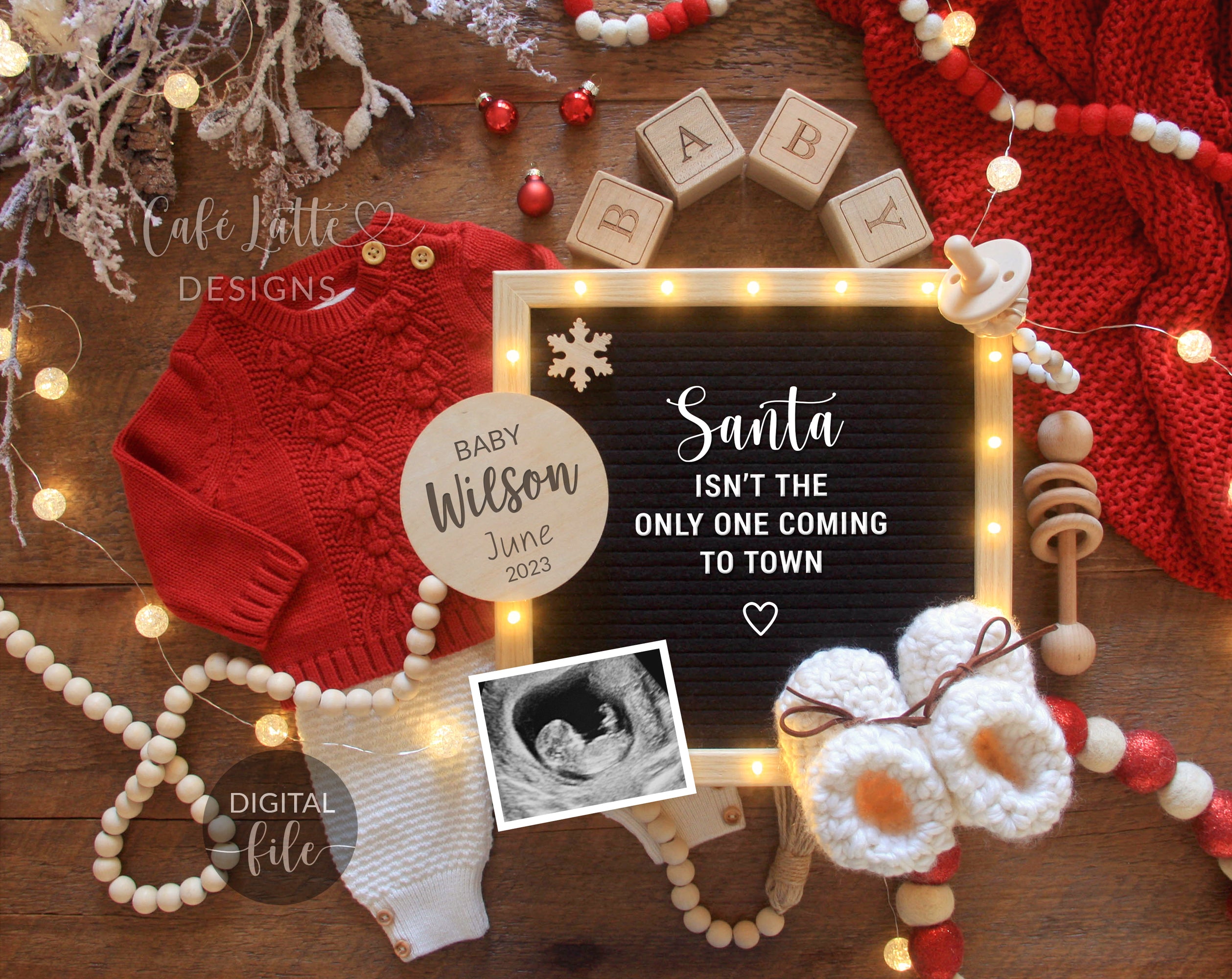 Best GIFT Ever - Christmas Pregnancy Announcement - HoneyLoveBoutique