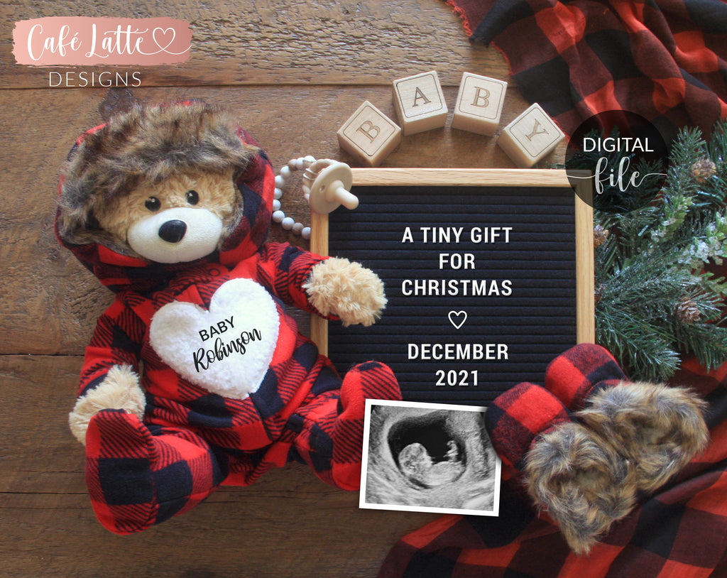 Digital Pregnancy Announcement Social Media, Winter Christmas December Baby Reveal Gender Neutral, A Little Snowflake, The More The Merrier