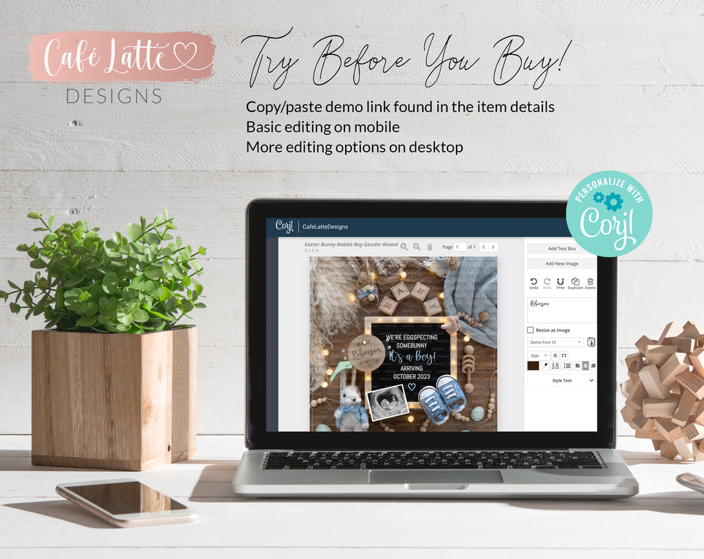 Easter boy gender reveal, Easter boy pregnancy announcement digital reveal for social media, Easter bunny, eggs, boho pampas and letter board, we are eggspecting somebunny, its a boy