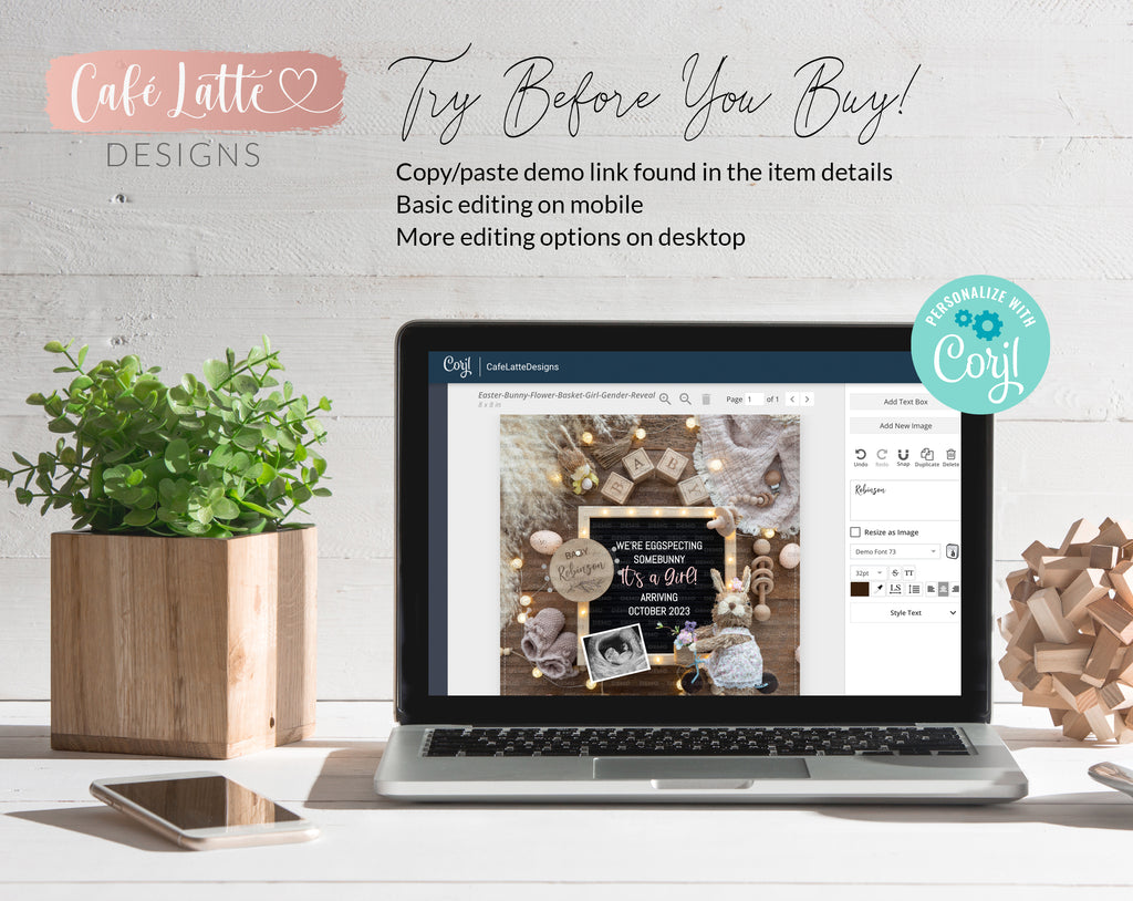 Easter girl baby gender reveal, Easter girl pregnancy announcement digital reveal for social media, Girl bunny rabbit on bike, eggs and letter board boho image, we are eggspecting somebunny, its a girl editable template